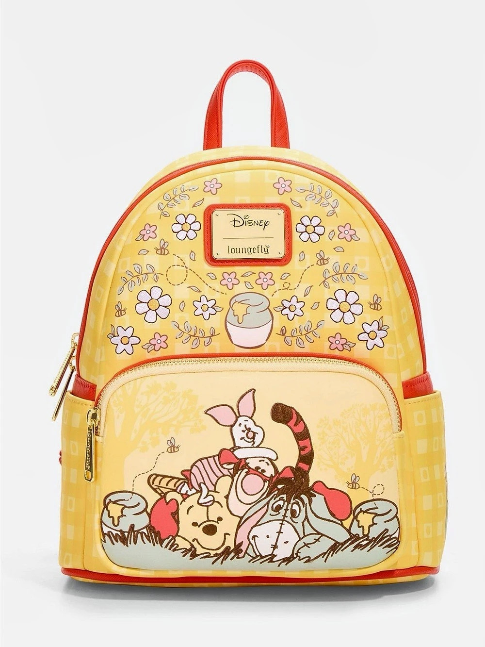 Loungefly Disney Winnie the Pooh Backpack in Yellow & Red